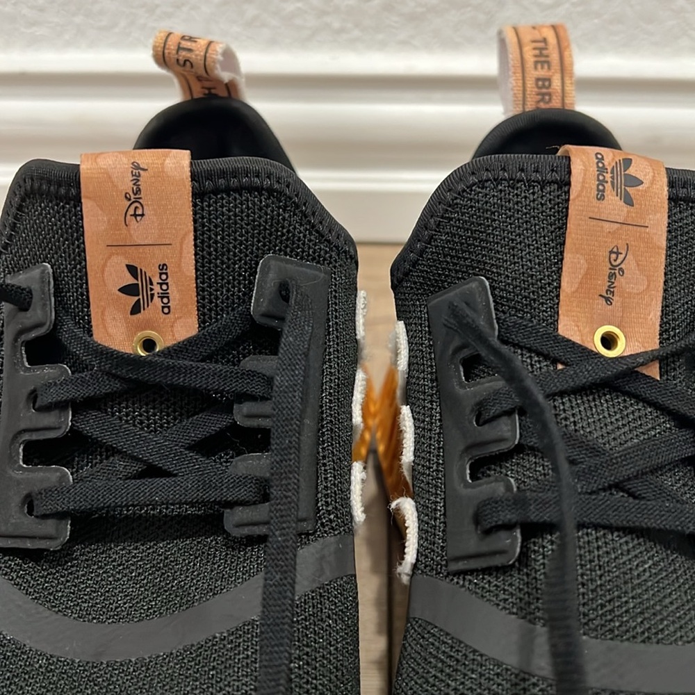 adidas X Bambi Black and Gold Athletic Shoes - Picture 15 of 16